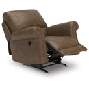  Manufacturer Color_Earth  -- Chasemore Swivel Glider Leather Look Recliner IMAGE 2