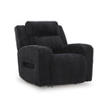  Manufacturer Color_Black  -- Forest Lake Power Fabric Recliner IMAGE 1