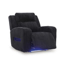  Manufacturer Color_Black  -- Forest Lake Power Fabric Recliner IMAGE 2