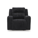  Manufacturer Color_Black  -- Forest Lake Power Fabric Recliner IMAGE 3