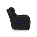  Manufacturer Color_Black  -- Forest Lake Power Fabric Recliner IMAGE 4