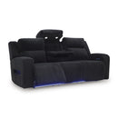  Manufacturer Color_Black  -- Forest Lake Power Reclining Fabric Sofa IMAGE 2
