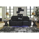  Manufacturer Color_Black  -- Forest Lake Power Reclining Fabric Sofa IMAGE 6