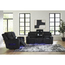  Manufacturer Color_Black  -- Forest Lake Power Reclining Fabric Loveseat with Console IMAGE 11