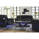  Manufacturer Color_Black  -- Forest Lake Power Reclining Fabric Loveseat with Console IMAGE 12
