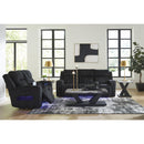  Manufacturer Color_Black  -- Forest Lake Power Reclining Fabric Loveseat with Console IMAGE 18