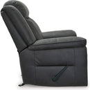 Manufacturer Color_Shadow  -- Status Check Rocker Leather Look Recliner IMAGE 4