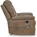  Manufacturer Color_Earth  -- Stockworth Rocker Leather Look Recliner IMAGE 4