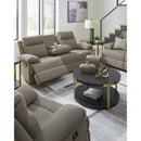  Manufacturer Color_Mocha  -- Side Swipe Reclining Fabric Loveseat IMAGE 10