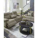  Manufacturer Color_Mocha  -- Side Swipe Reclining Fabric Loveseat IMAGE 11