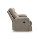  Manufacturer Color_Mocha  -- Side Swipe Reclining Fabric Loveseat IMAGE 4