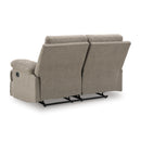  Manufacturer Color_Mocha  -- Side Swipe Reclining Fabric Loveseat IMAGE 5