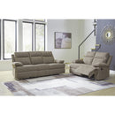  Manufacturer Color_Mocha  -- Side Swipe Reclining Fabric Loveseat IMAGE 7
