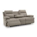  Manufacturer Color_Mocha  -- Side Swipe Stationary Fabric Sofa IMAGE 2