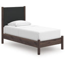  Pamytta PCB2614B8 Twin Upholstered Panel Platform Bed IMAGE 1