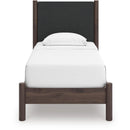  Pamytta PCB2614B8 Twin Upholstered Panel Platform Bed IMAGE 2