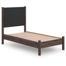  Pamytta PCB2614B8 Twin Upholstered Panel Platform Bed IMAGE 5