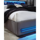  Size_Queen  -- Verishaw Upholstered Panel Bed IMAGE 15