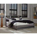  Size_Queen  -- Verishaw Upholstered Panel Bed IMAGE 8