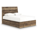  Chirason PCB3367B4 Queen Panel Bed with Storage IMAGE 1