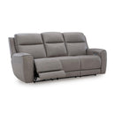  Manufacturer Color_Coin  -- 5Z Comfort Power Reclining Leather Match Sofa IMAGE 1