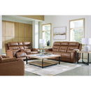  Manufacturer Color_Caramel  -- Knightington Power Leather Match Recliner IMAGE 11