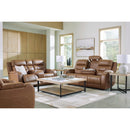 Manufacturer Color_Caramel  -- Knightington Power Leather Match Recliner IMAGE 14