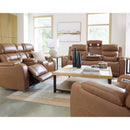  Manufacturer Color_Caramel  -- Knightington Power Leather Match Recliner IMAGE 9