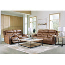  Manufacturer Color_Caramel  -- Knightington Power Reclining Leather Match Sofa IMAGE 14