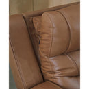  Manufacturer Color_Caramel  -- Knightington Power Reclining Leather Match Loveseat with Console IMAGE 8