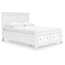  Size_Queen  -- Fortman Panel Bed with Storage IMAGE 1