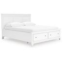  Fortman B680B22 King Panel Storage Bed IMAGE 1