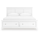  Fortman B680B23 California King Panel Storage Bed IMAGE 3
