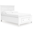  Fortman B680B25 Full Panel Storage Bed IMAGE 1