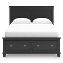  Size_Queen  -- Lanolee Panel Bed with Storage IMAGE 3