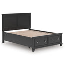 Size_Queen  -- Lanolee Panel Bed with Storage IMAGE 6