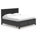  Lanolee B687B19 King Panel Storage Bed IMAGE 1