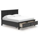  Lanolee B687B19 King Panel Storage Bed IMAGE 2