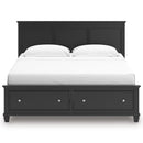  Lanolee B687B19 King Panel Storage Bed IMAGE 3