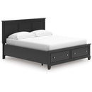  Lanolee B687B20 California King Panel Storage Bed IMAGE 1
