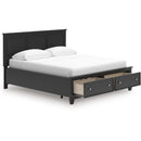  Lanolee B687B20 California King Panel Storage Bed IMAGE 2