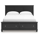  Lanolee B687B20 California King Panel Storage Bed IMAGE 3