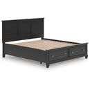  Lanolee B687B20 California King Panel Storage Bed IMAGE 6