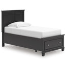  Lanolee B687B21 Twin Panel Storage Bed IMAGE 1