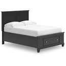  Lanolee B687B22 Full Panel Storage Bed IMAGE 1