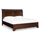  Size_Queen  -- Trellington Sleigh Bed with Storage IMAGE 1