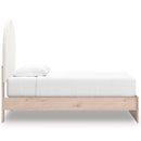  Size_Twin  -- Arloster Upholstered Panel Bed IMAGE 3