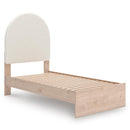  Size_Twin  -- Arloster Upholstered Panel Bed IMAGE 6