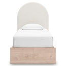  Size_Twin  -- Arloster Upholstered Panel Bed with Storage IMAGE 3