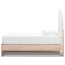  Size_Twin  -- Arloster Upholstered Panel Bed with Storage IMAGE 5